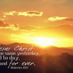 Devotional: The Never Changing Christ