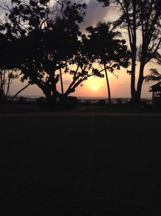 Sunset at Beruwela, Sri Lanka