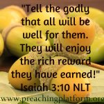 Quote : God’s Reward