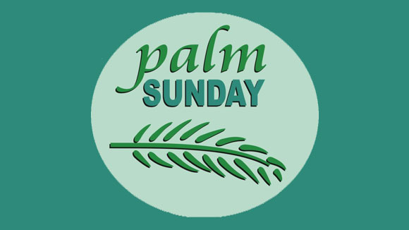 Visual of a Palm Leaf indicating that the article is based around Palm Sunday.